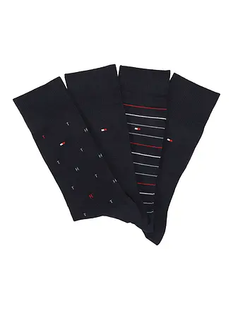 TOMMY HILFIGER | Socken 4er Pkg navy | 